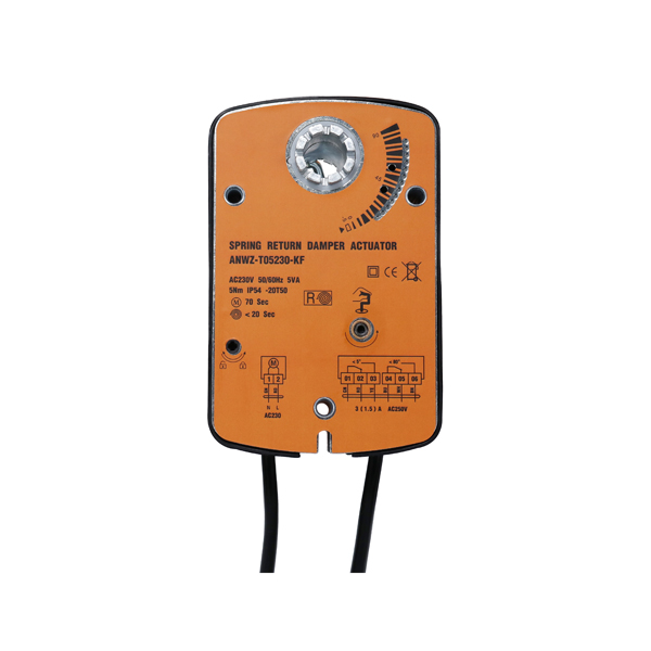 model sra81 spring reset damper actuator 3